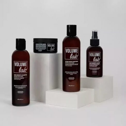 Setul Volume Lab: șampon, ser, balsam și mască